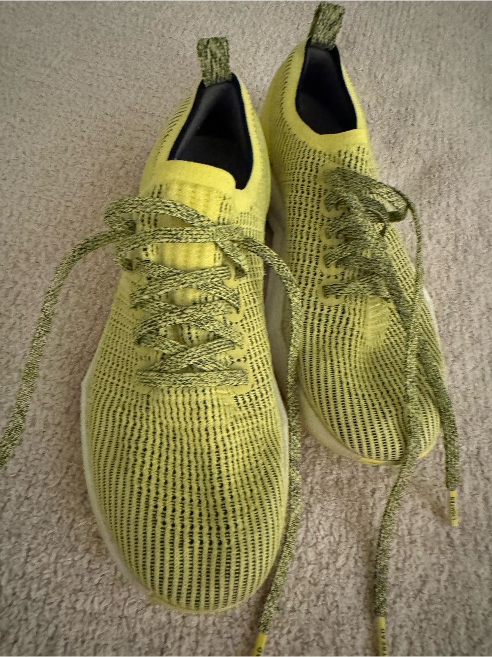 allbirds womens Athletic Sneakers in Yellow
